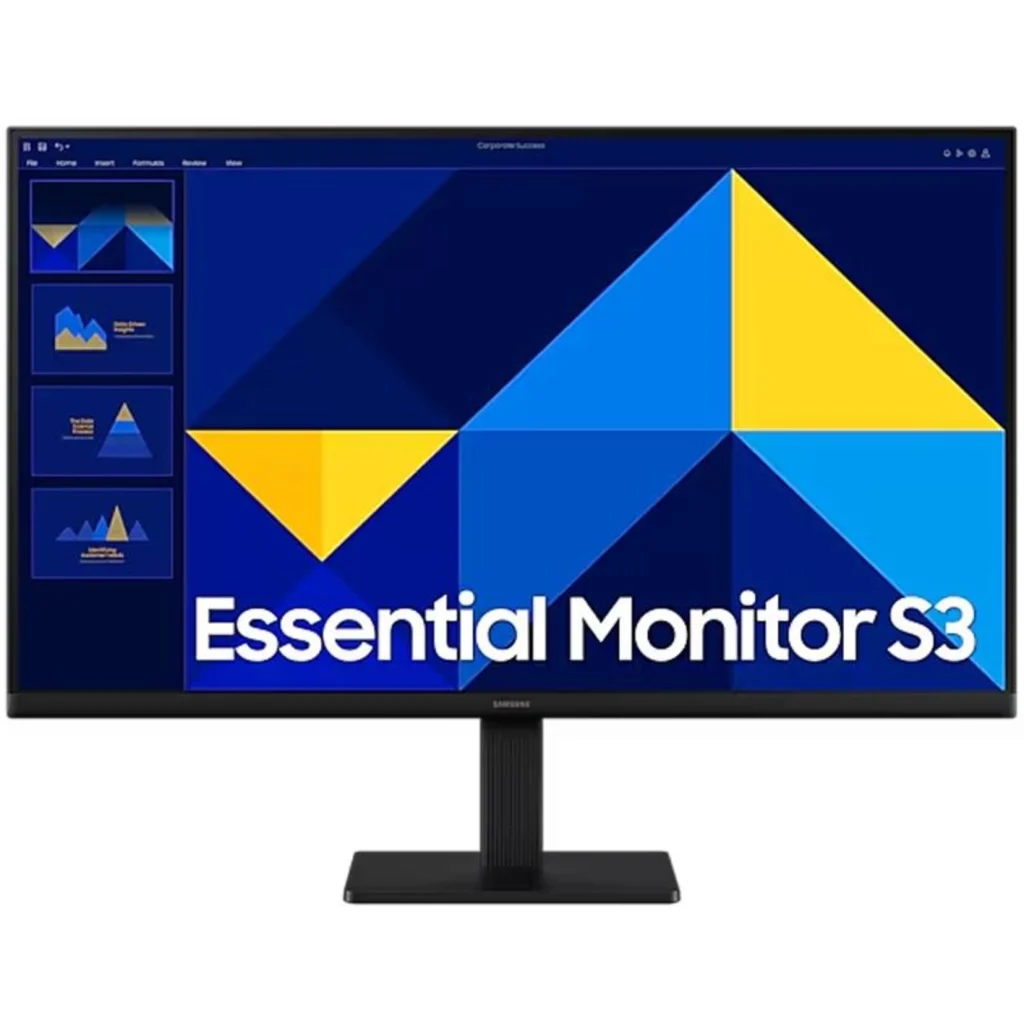 Imagen de Monitor Samsung Essential S3 S30GD 27" FHD 1920*1080 IPS HDMI VGA 100Hz