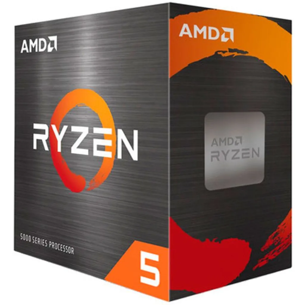 Imagen de CPU AMD Ryzen 5 5500 3.60-4.20GHz Turbo 16MB L3 6 Núcleos Skt AM4 Sin/Grf